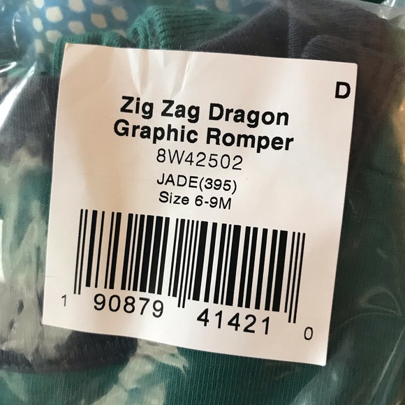 NWT 3-6m, 6-9m, 9-12m tea collection Romper - Picture 4 of 4